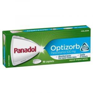 Panadol Optizorb Paracetamol Pain Relief 16 Caplets