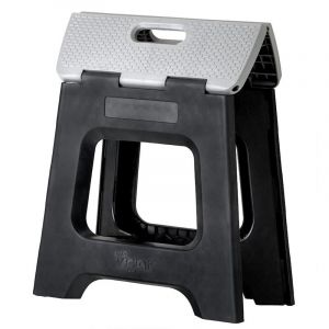 Vigar Folding Stool - Black & Grey 32cm 1Unit