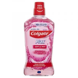 Colgate Plax Alcohol Free Antibacterial Mouthwash Gentle Mint 1L