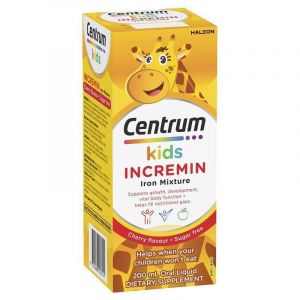 Centrum Kids Incremin Iron Mixture Cherry Flavour 200ml