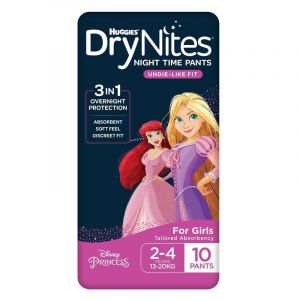 Huggies DryNites Girl 2-4 Years 10 Pack