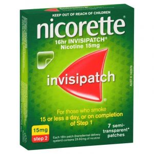Nicorette Quit Smoking Nicotine 16 Hour Invisipatch Step 2 7 Pack