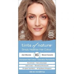 Tints of Nature 8C Ash Blonde Permanent Hair Dye 130ml
