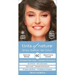 Tints of Nature 6C Dark Ash Blonde Permanent Hair Dye 130ml