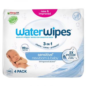 WaterWipes Baby & Newborn Sensitive Wipes 240 Pack