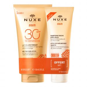 Nuxe Sun Duo Lait Solaire Fondant Spf50 150 ml + Shampooing Douche apr