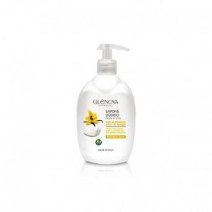 Glenova Glenova Savon Liquide Mains et Visage Lait d'Amande et Fleurs de Vanille 500Ml