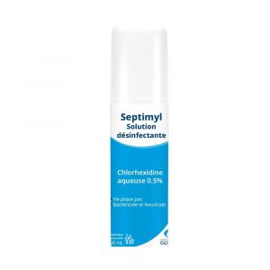 Gilbert Septimyl Solution D&eacute;sinfectante Chlorhexidine 0,5% 100ml