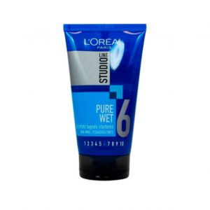 L&rsquo;Or&eacute;al Paris Studio Line Pure Wet gel pour cheveux effet mouill&eacute; force 6 150 ml