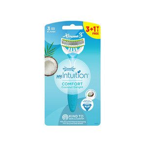 Wilkinson xtreme3 d&eacute;lice &agrave; la noix de coco 3+1 pi&egrave;ces