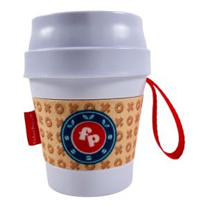 Hochet tasse &agrave; caf&eacute; Fisher Price avec jouet de dentition 2 en 1, unisexe, 3 mois et plus