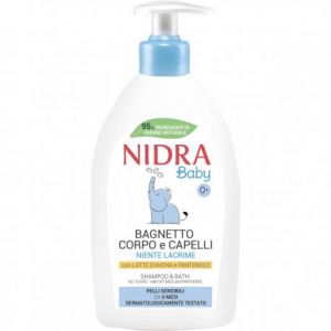 Nidra Bain Corps & Cheveux avec Lait d'Avoine et Panth&eacute;nol 500 Ml