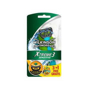 Wilkinson sword Xtreme3 Sensitive (4 pi&egrave;ces) - Rasoir jetable pour homme