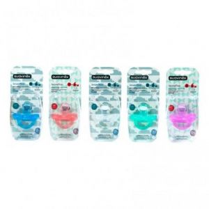 Sucette Suavinex enti&egrave;rement en silicone T&eacute;tine anatomique 0-6 mois