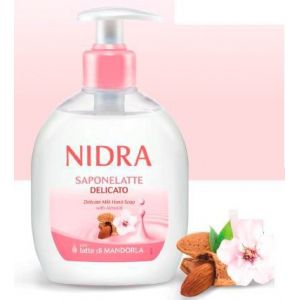 Nidra Savonlait D&eacute;licat Avec Lait D'Amande - Savon Liquide 300 Ml
