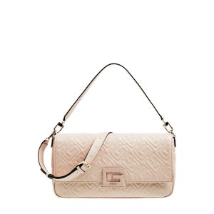 Guess, Brightside, Polyur&eacute;thane, Sac en tissu, Sac bandouli&egrave;re, Bois de rose, Femme