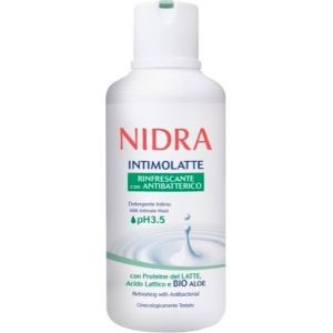 Nidra Intimolatte Rafra&icirc;chissant Avec Antibact&eacute;rien - Nettoyant Intime 500 Ml