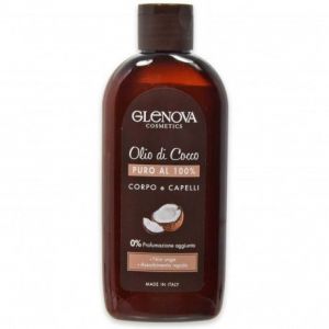 Glenova Huile de coco pure &agrave; 100% Corps Cheveux 0% Parfum ajout&eacute; 200 ml