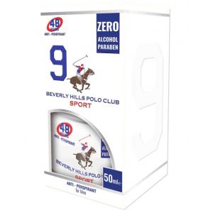 Beverly Hills Polo Club, 1982 - Sport 9, anti-transpirant, d&eacute;odorant en spray, pour homme, 50 ml