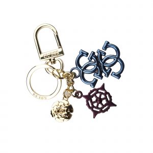 Guess, porte-cl&eacute;s en m&eacute;tal, RW7427, bleu