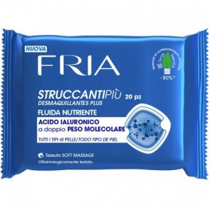 Fria 20 Lingettes D&eacute;maquillantes Fluide Nourrissant Pour Tous Types De Peaux