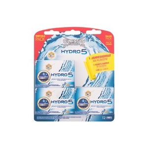 Wilkinson sword Hydro 5 Lame di ricambio con cuscinetti in gel formato da 12 pezzi