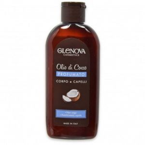 Glenova Huile de Coco Corps et Cheveux Parfum&eacute;e Absorption Rapide 200 ml