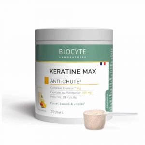 Biocyte Cheveux K&eacute;ratine Maxi Anti-chute des cheveux 20 doses de 12 g