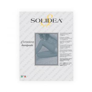Solidea Jarreti&egrave;re &agrave; bout ouvert Catherine Ccl2 25 32 mmHg XL Bleu fonc&eacute;