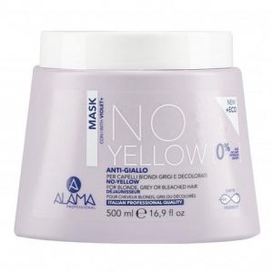 Alama No Yellow Mask Anti-Jaunissement Pour Cheveux Blonds, Gris Et D&eacute;color&eacute;s 500 Ml
