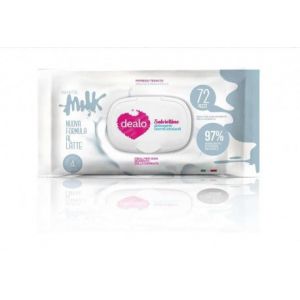 Dealo Lingettes X 72 Ling. Lait Blanc