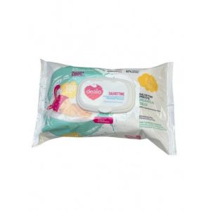 Dealo Lingettes Impr&eacute;gn&eacute;es D&eacute;licates au Talc 100Pz