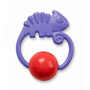 Hochet de dentition 2 en 1 Fisher-Price Chameleon, unisexe, 3 mois et plus