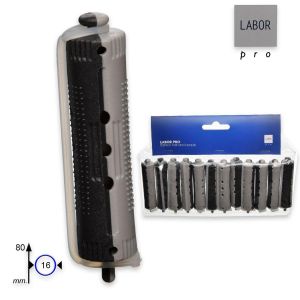 Bigoudis permanents courts, paquet de 12 pi&egrave;ces, 16 mm