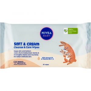Nivea Lingettes nettoyantes et soignantes Baby Soft & Cream