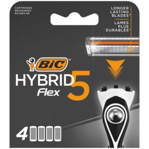 Bic Lames de recharge Rasoir Hybrid5 Flex 5 lames 4 pcs.