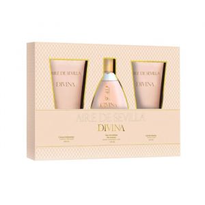 Aire De Sevilla Divina Eau De Toilette Pour Femme Spray 150ml Coffret 3 pi&egrave;ces