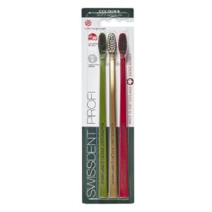 Swissdent Brosse &agrave; dents Festive Soft-Medium 2 + 1 gratuite