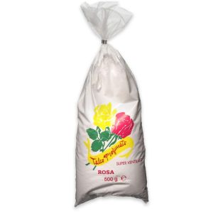 Talc parfum&eacute; rose gr 500