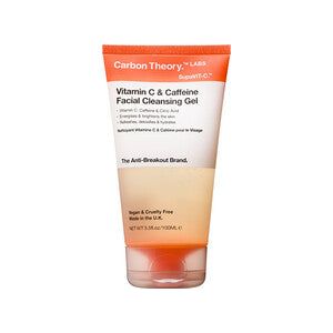Carbon theory Gel nettoyant visage &agrave; la vitamine C et &agrave; la caf&eacute;ine 100 ml