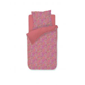 PIP STUDIO Perkal Bettw&auml;sche KITENGE 70x90cm/140x200cm Terra orange