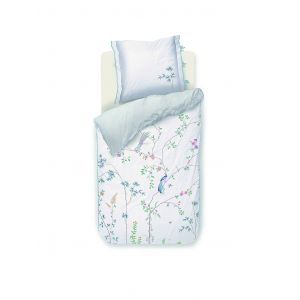PIP STUDIO Parure de lit en percale BAMBOO BLOSSOM 70x90cm/140x200cm Blanc blanc