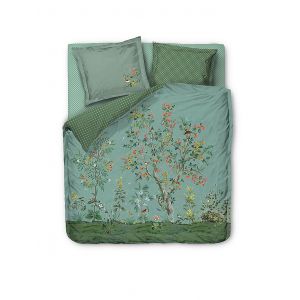 PIP STUDIO Perkal Bettw&auml;sche Wild and Tree 2x 70x90cm / 200x200cm menthe