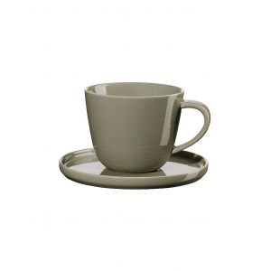 ASA SELECTION Tasse &agrave; expresso avec soucoupe 0,25l COPPA Shiso vert clair