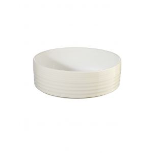 ASA SELECTION Grand bol 25cm RE:GLAZE Sparkling White cr&egrave;me