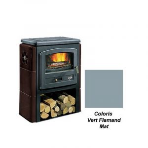 Po&ecirc;le &agrave; Bois Godin Eco 2 363109 Vert Flamand Mat