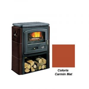 Po&ecirc;le &agrave; Bois Godin Eco 2 363109 Carmin Mat