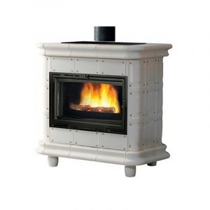 Po&ecirc;le &agrave; Bois Godin Marcance 2 630160 Blanc Brillant Monochrome