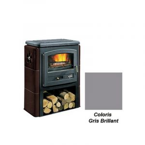 Po&ecirc;le &agrave; Bois Godin Eco 2 363109 Gris Brillant