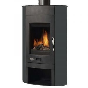 Poêle à Bois Godin Biodesign 2 369107 émaillé Anthracite